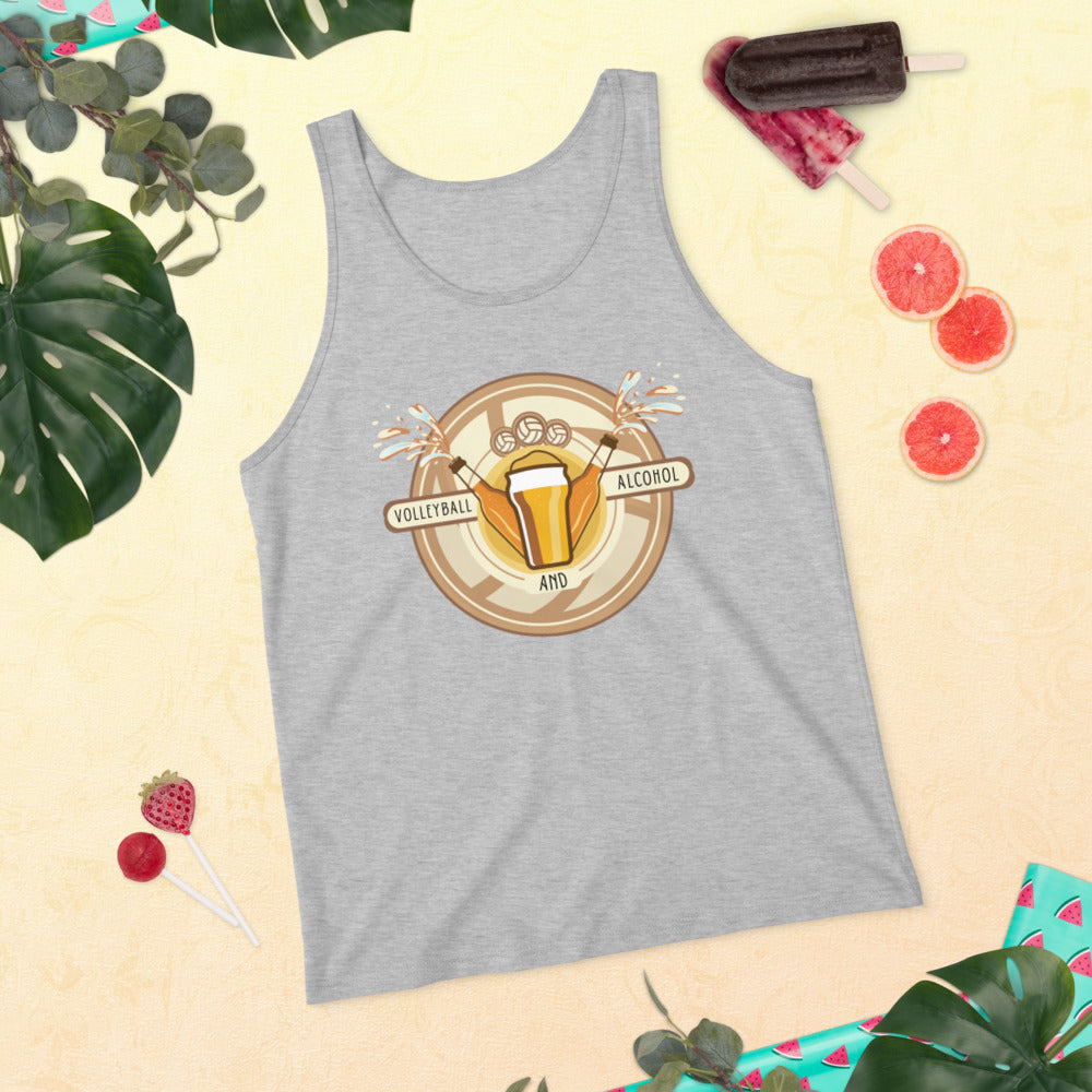 Volleyball and Alcohol Tank Top