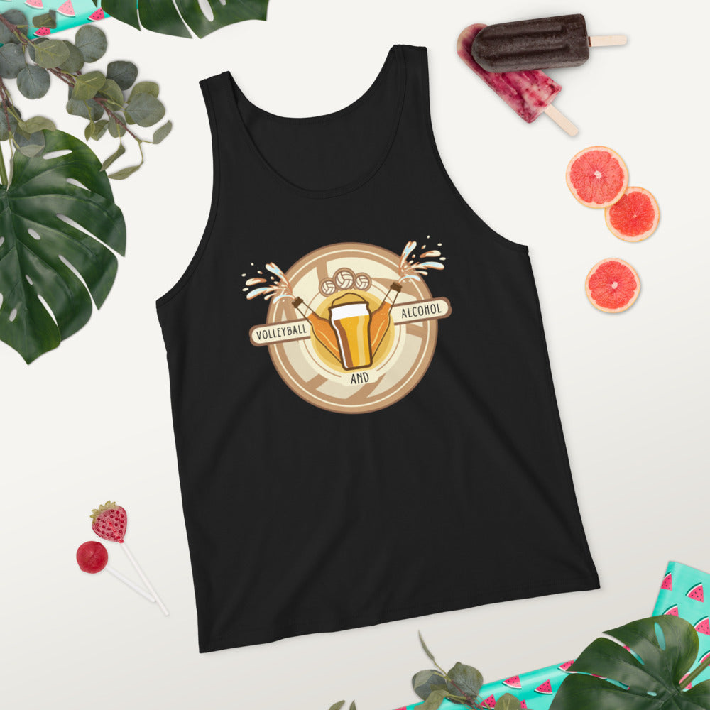 Volleyball and Alcohol Tank Top