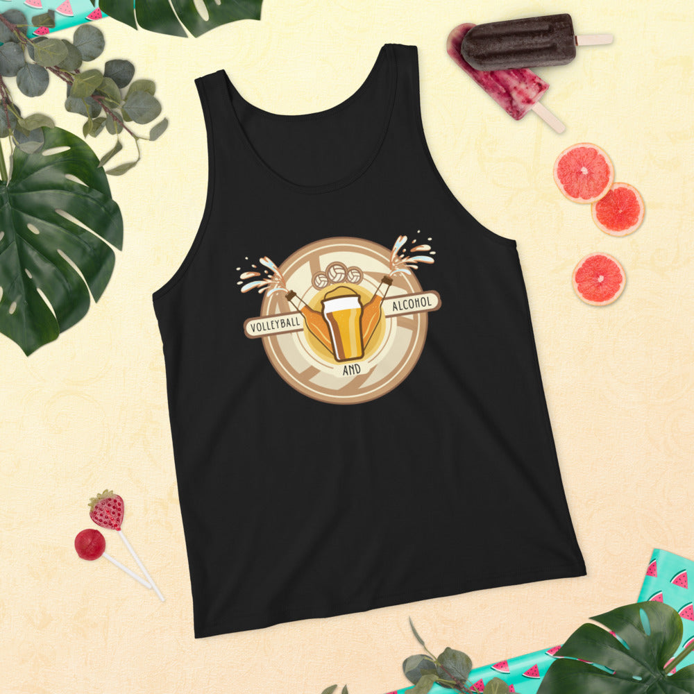 Volleyball and Alcohol Tank Top
