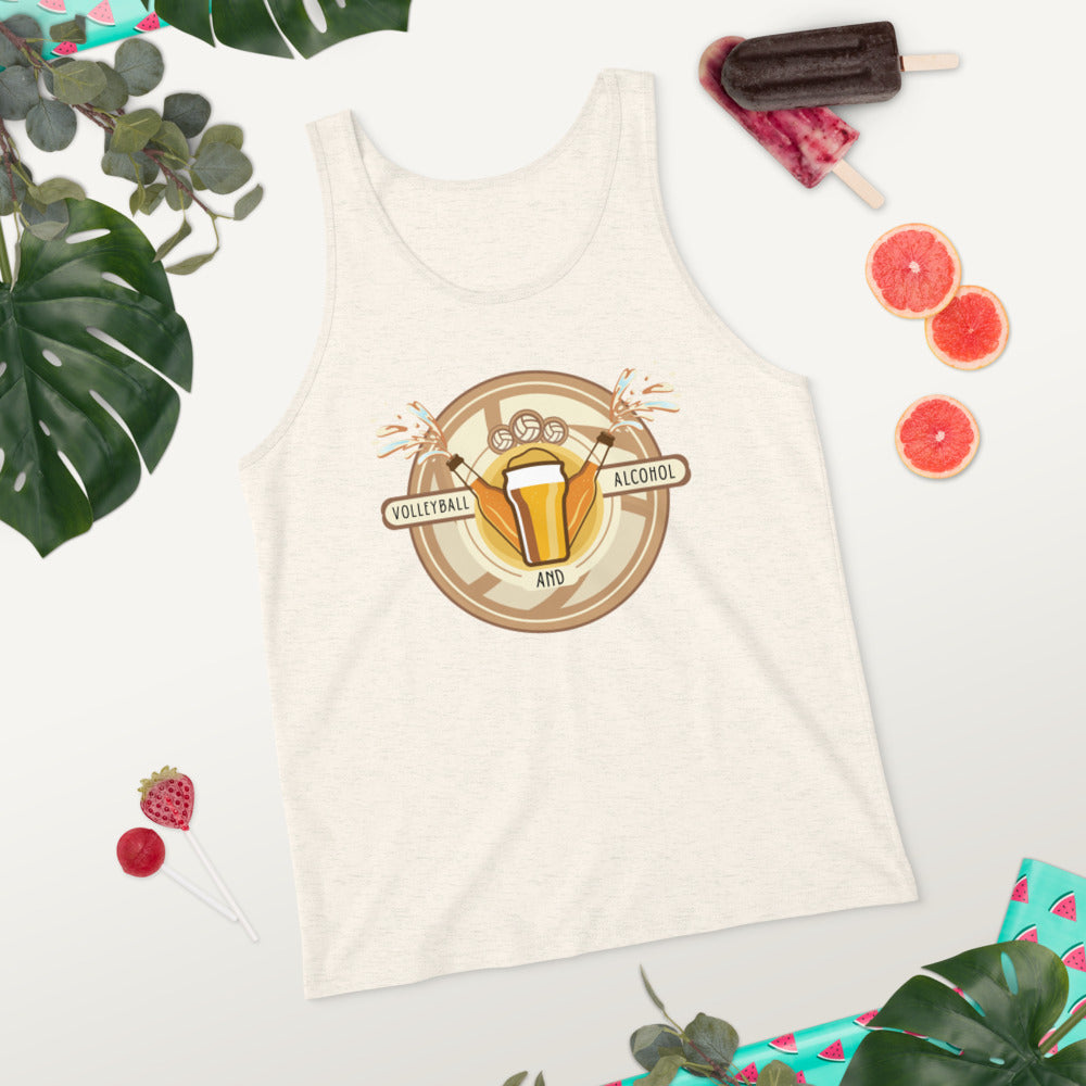 Volleyball and Alcohol Tank Top