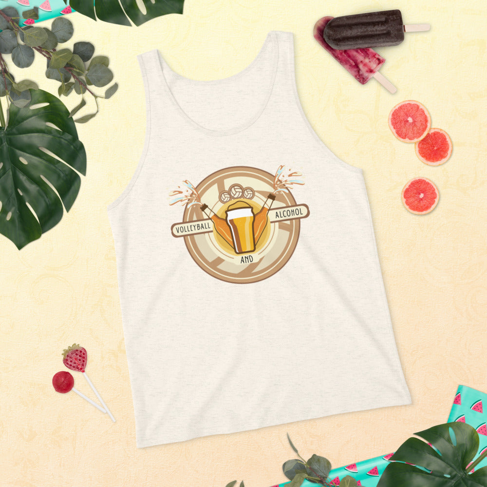 Volleyball and Alcohol Tank Top
