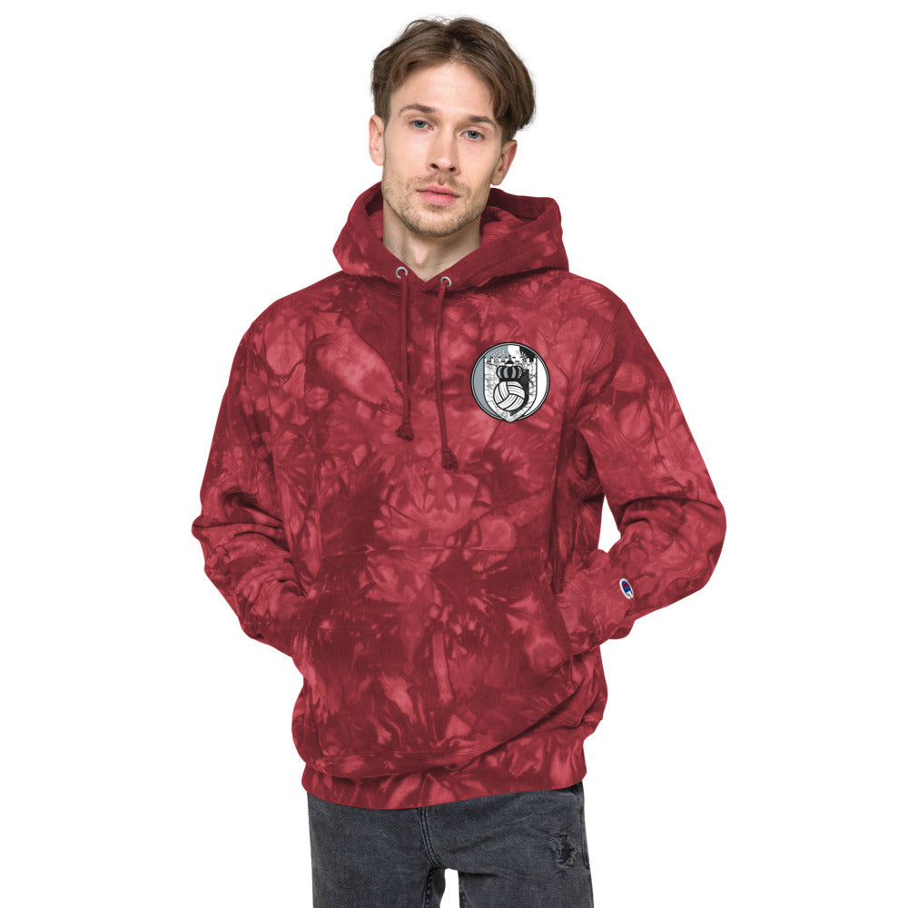 King of the Beach Champion tie-dye hoodie