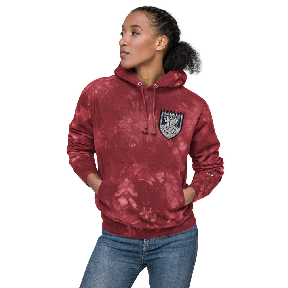 Queen of the Beach Champion tie-dye hoodie