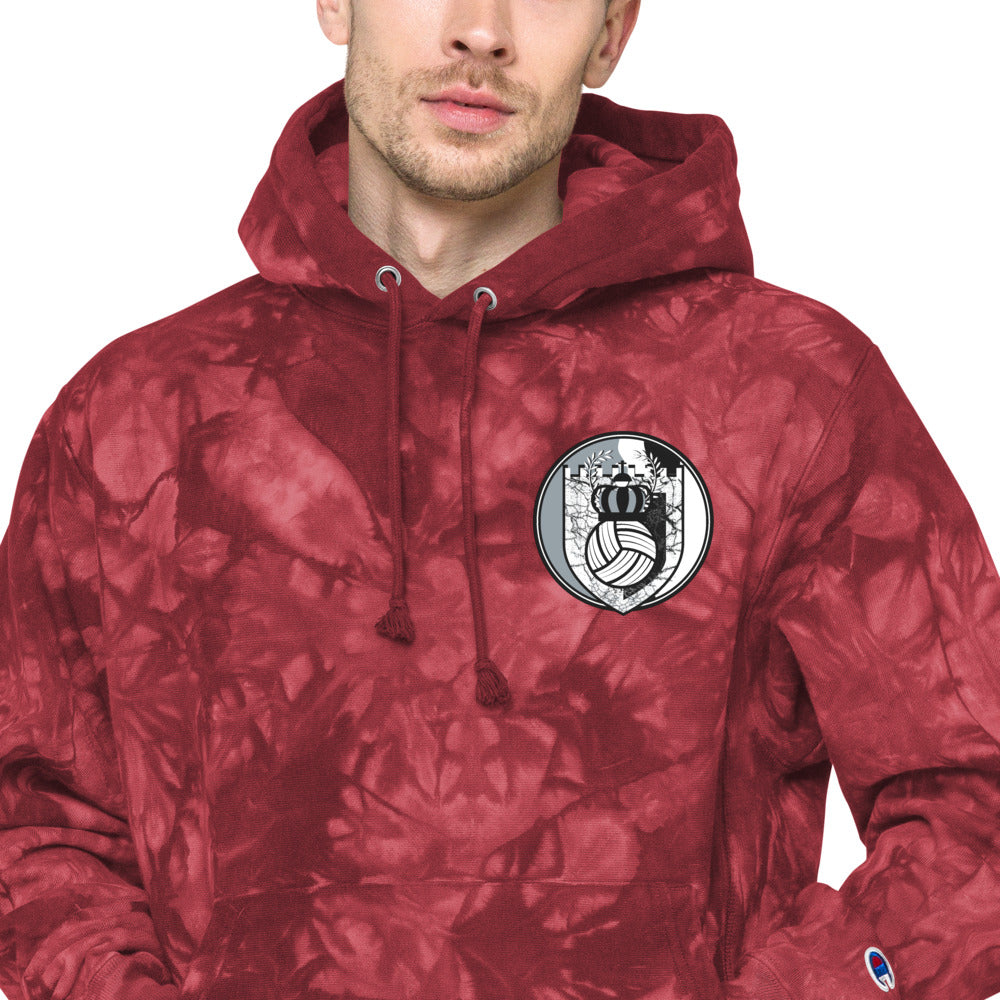 King of the Beach Champion tie-dye hoodie