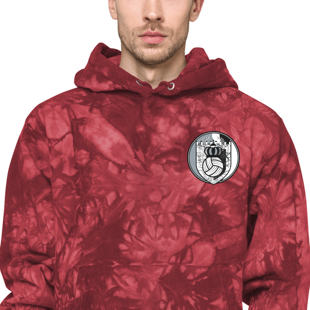 King of the Beach Champion tie-dye hoodie