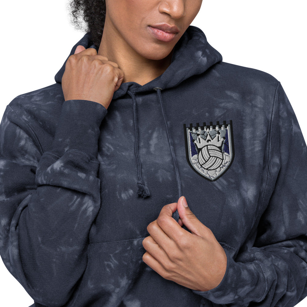 Queen of the Beach Champion tie-dye hoodie