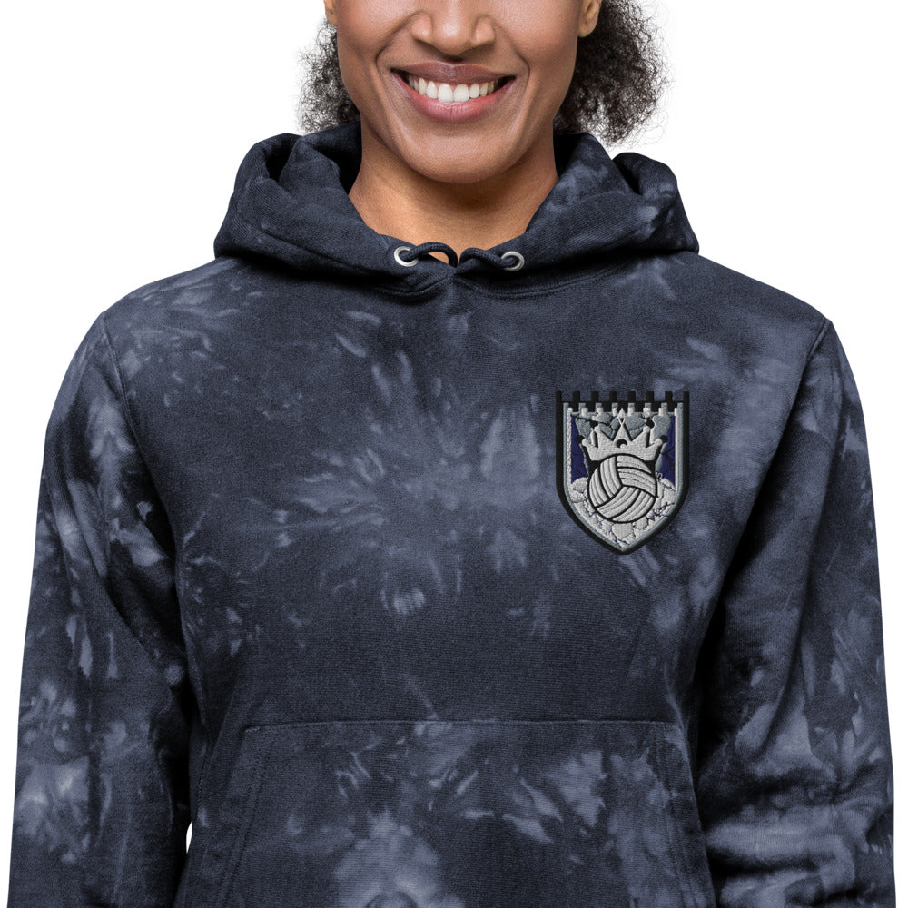Queen of the Beach Champion tie-dye hoodie