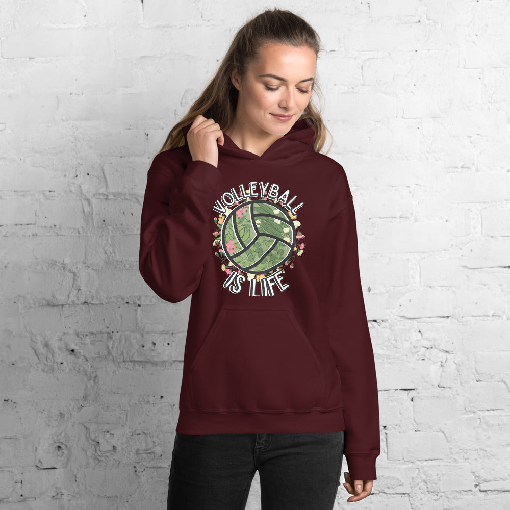 Volleyball is Life Unisex Hoodie