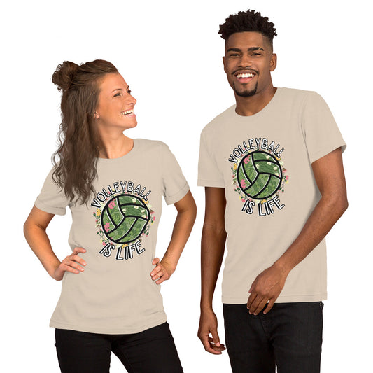 Volleyball is Life unisex t-shirt