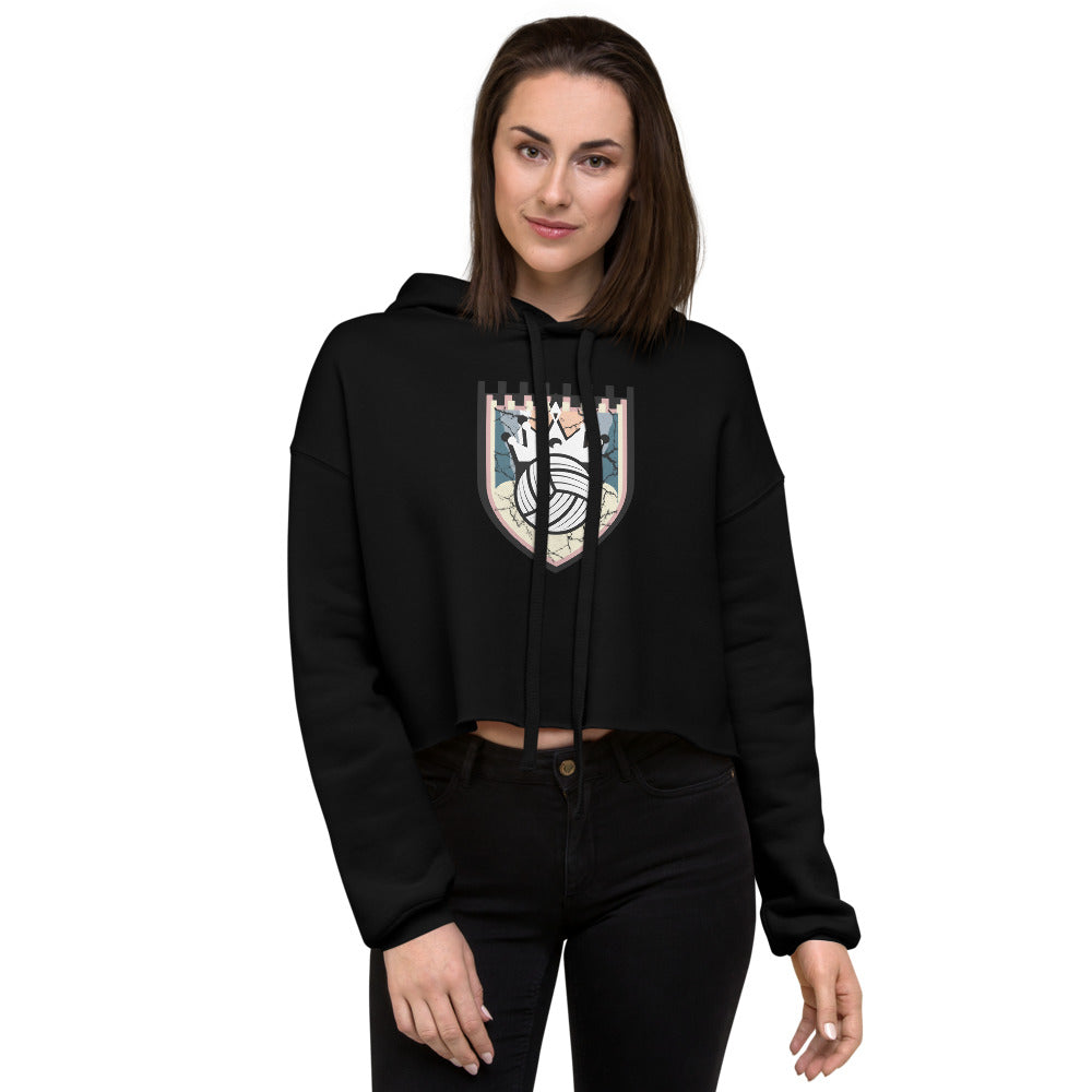Queen of the Beach Crop Hoodie