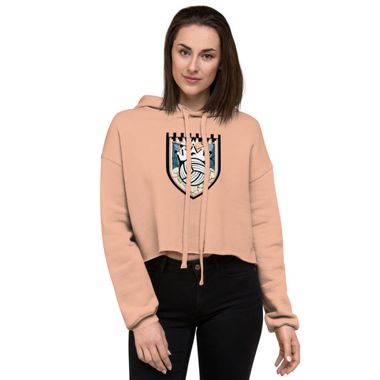Queen of the Beach Crop Hoodie