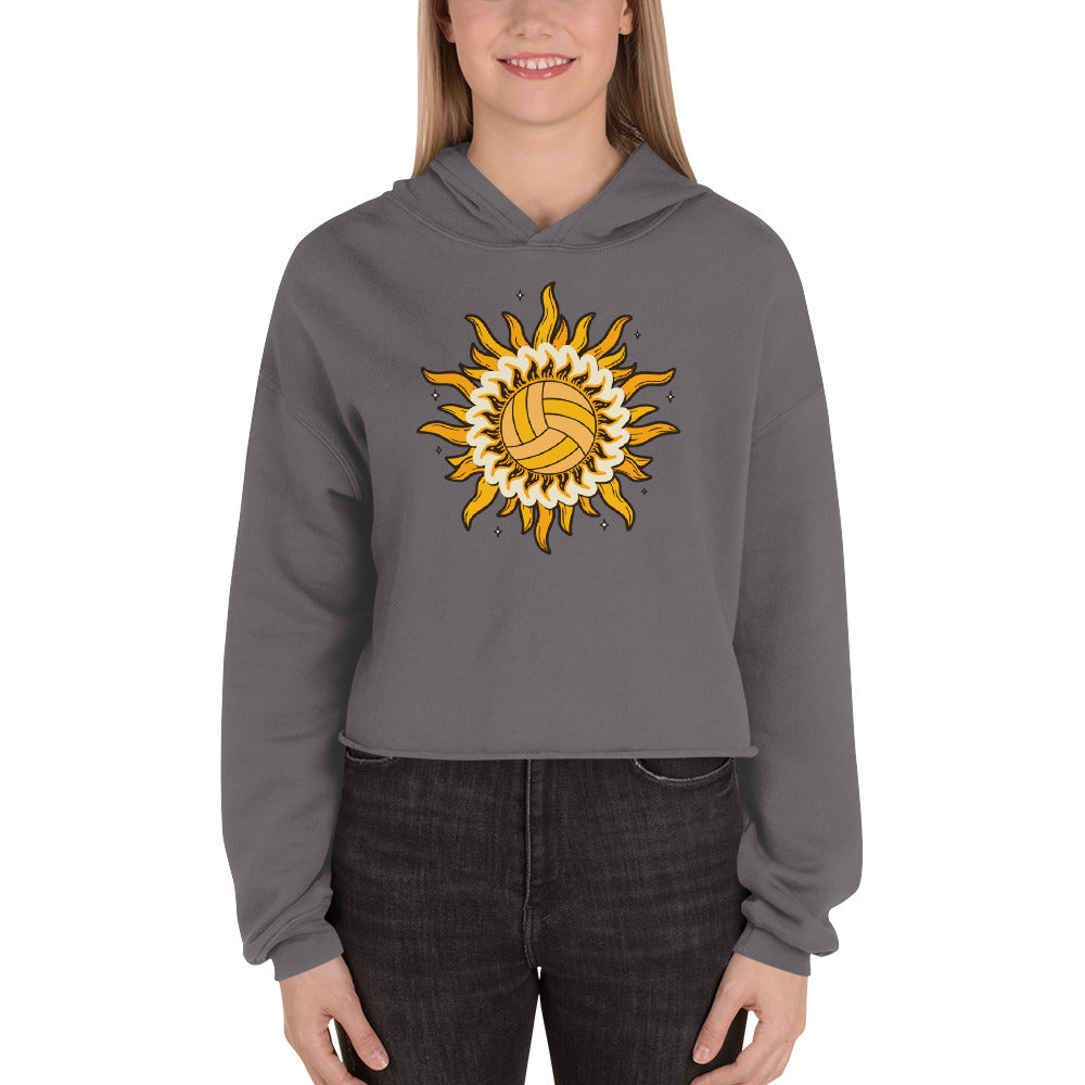 Volley Sun Crop Hoodie