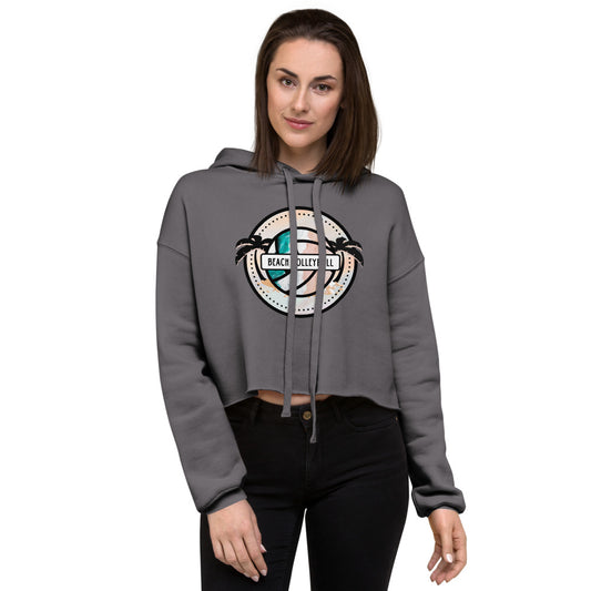 Beach Volley Crop Hoodie